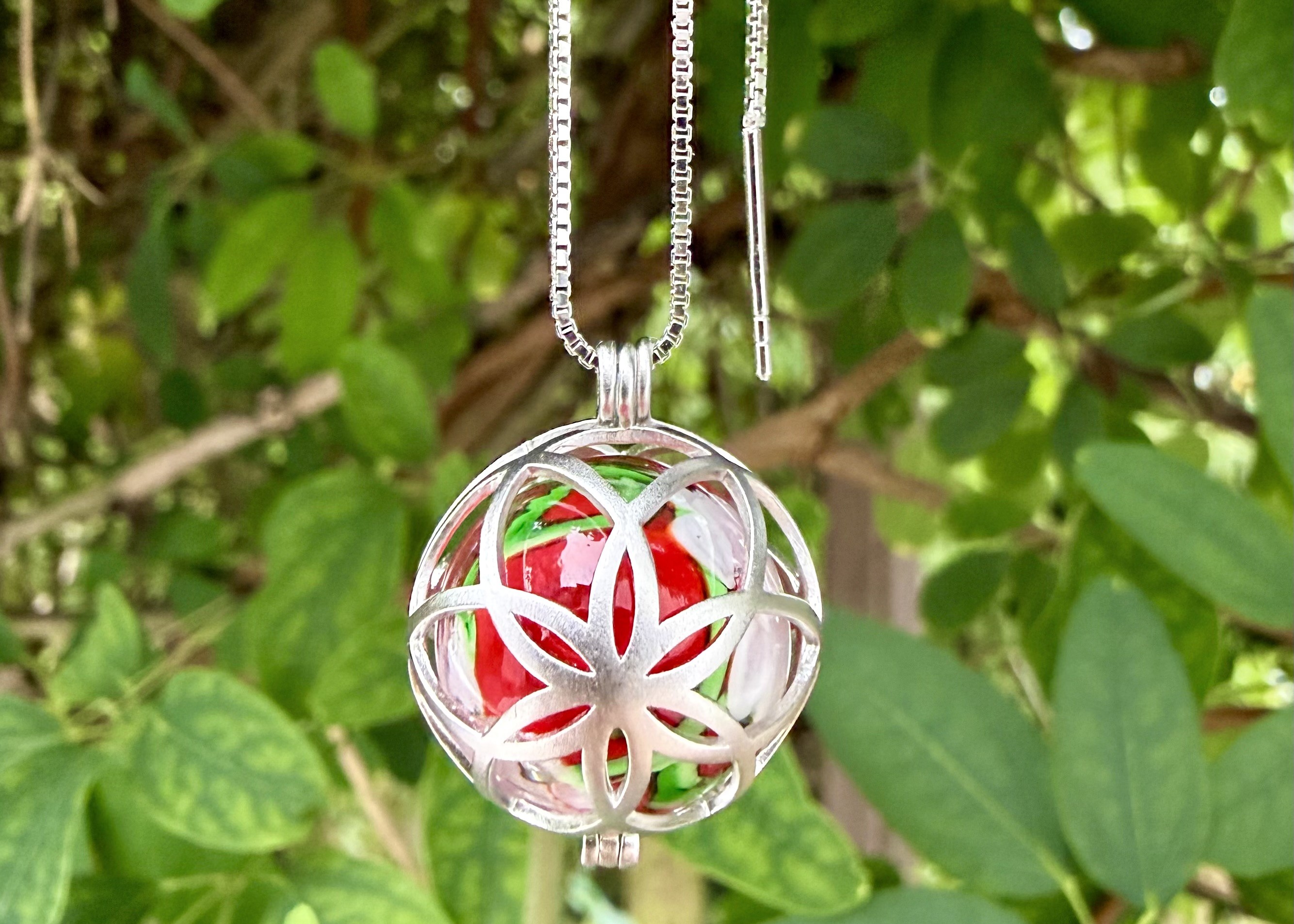 Murmelkette in Silber