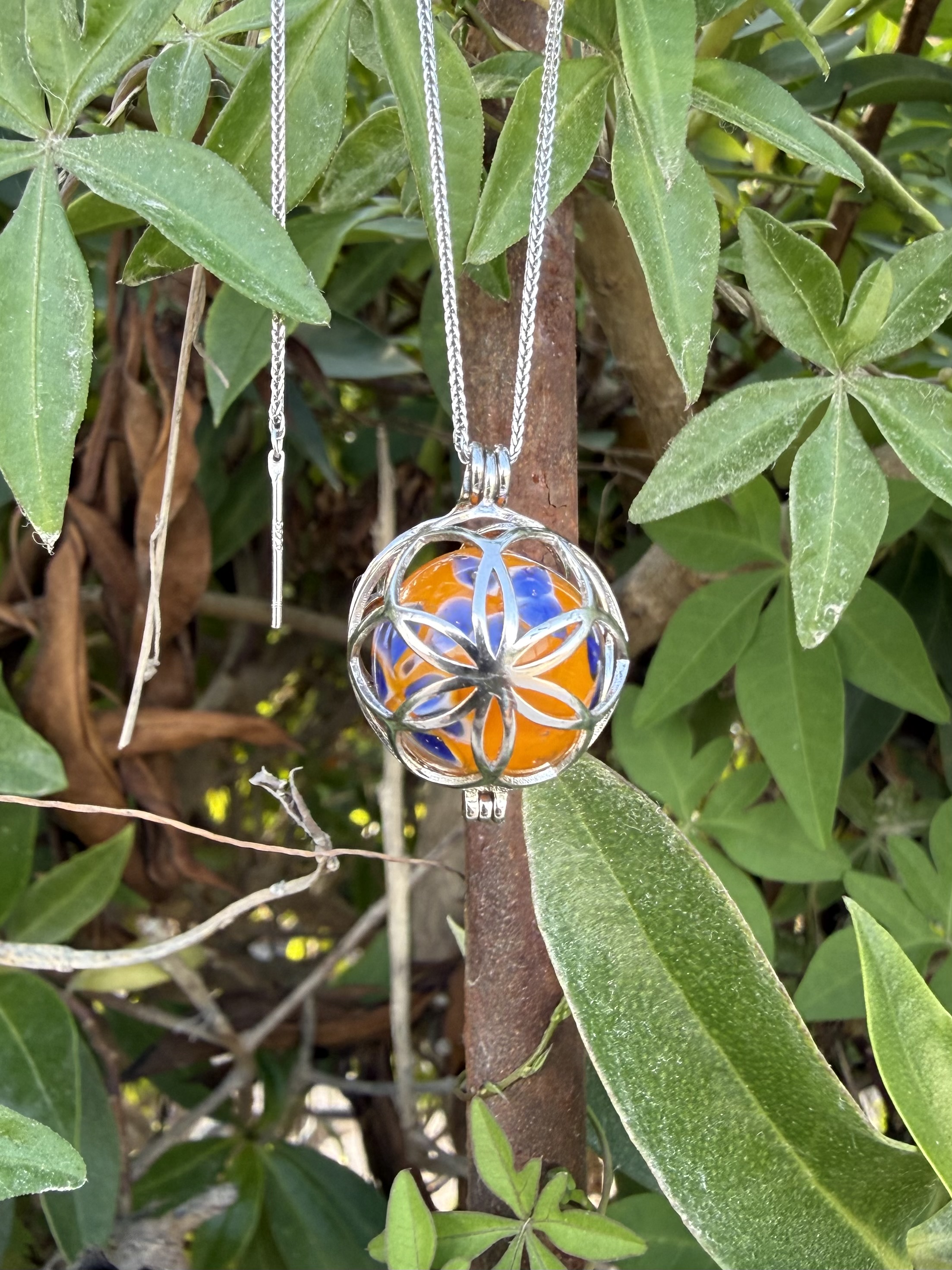 Murmelkette in Silber
