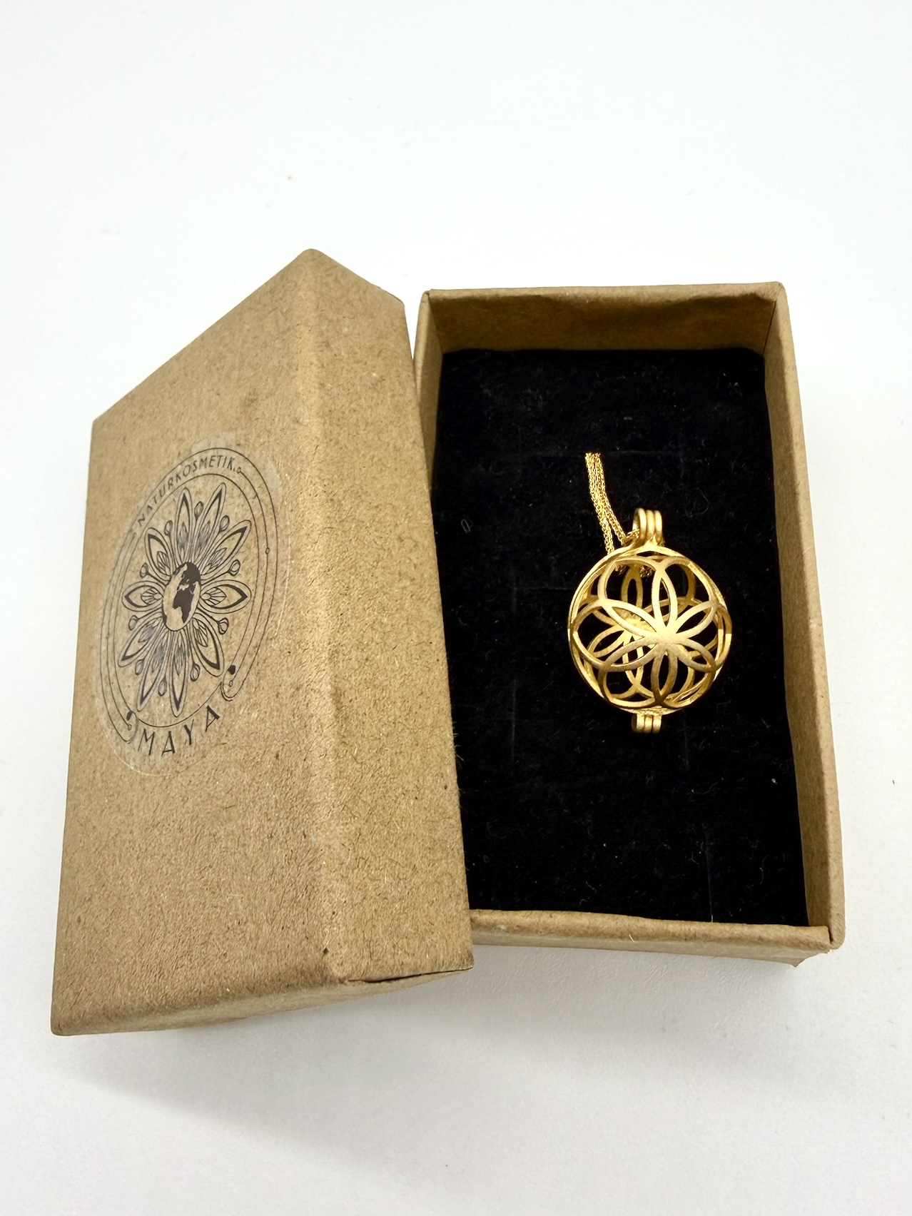 Murmelkette in Gold